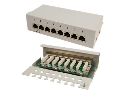 Logilink Patch Panel Desktop - Patch Panel - RJ-45 X 8 NP0016A