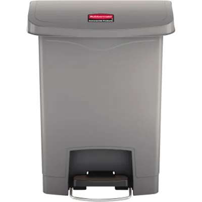 Rubbermaid Tretabfalleimer Slim Jim 1883600 Kunststoff 30l grau