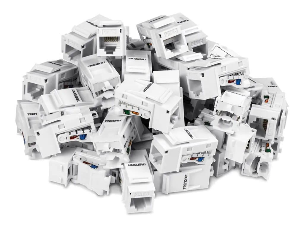 Trendnet TC-K50C6 - Modulare Eingabe - CAT 6 - TAA-konform (Packung mit 50)