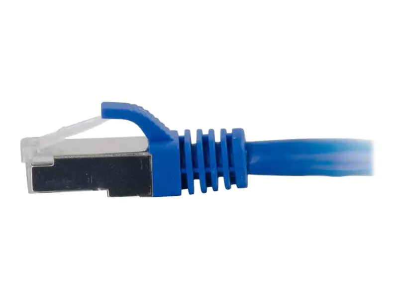 C2G Cat6a Booted Shielded (STP) Network Patch Cable - Patch-Kabel - RJ-45 (M) zu RJ-45 (M) - 20 m - STP - CAT 6a - geformt, ohne Haken, verseilt - Blau
