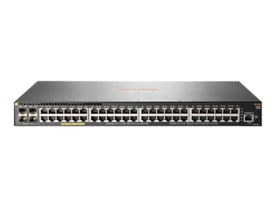 HPE Aruba 2930F 48G PoE+ 4SFP+ - Switch - L3 - managed - 48 x 10/100/1000 (PoE+) + 4 x 1 Gigabit/10 Gigabit SFP+ (Uplink) - an Rack montierbar - PoE+ (370 W) HPE Aruba 2930F 48G PoE+ 4SFP+ - Switch - L3 - managed - 48 x 10/100/1000 (PoE+) + 4 x 1 Gigabit/10 Gigabit SFP+ (Uplink) - an Rack montierbar - PoE+ (370 W)