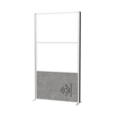 MAUL Stellwand MAULconnecto 100 x 182 cm (B x H) Zweibeinstativ Stahl, 100 % PES-Fasern weiß, dunkelgrau MAUL Stellwand MAULconnecto 100 x 182 cm (B x H) Zweibeinstativ Stahl, 100 % PES-Fasern weiß, dunkelgrau