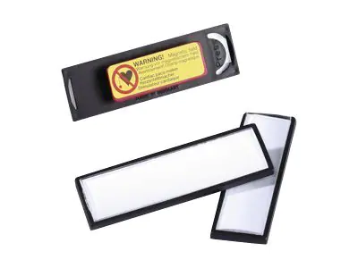 Durable CLIP-CARD - Namensschild - für 17 x 67 mm - Magnet - Schwarz (Packung mit 25) 8132-01