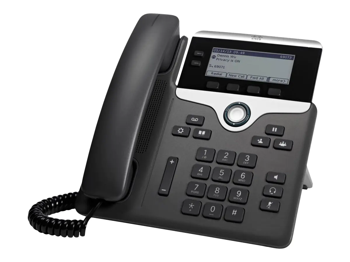 Cisco IP Phone 7821 - VoIP-Telefon - SIP, SRTP - 2 Leitungen