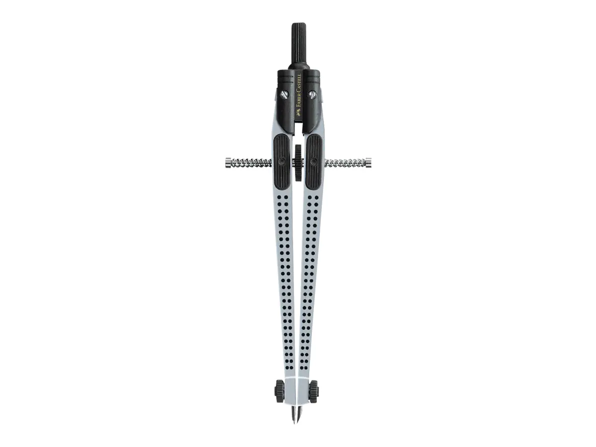 Faber-Castell Zirkel GRIP 2001 174472 Metall silber