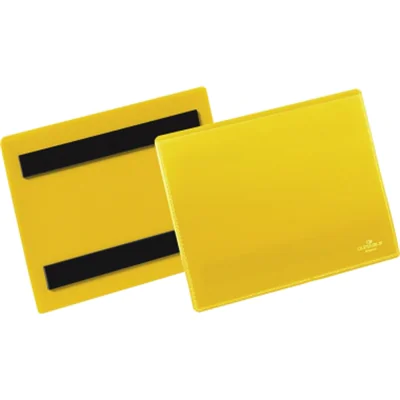 DURABLE Kennzeichnungstasche 175604 DIN A6 quer gelb 50 St./Pack. DURABLE Kennzeichnungstasche 175604 DIN A6 quer gelb 50 St./Pack.