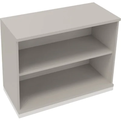 Regal 2OH B1000xT442xH781mm Verkehrsweiß/Lichtgrau