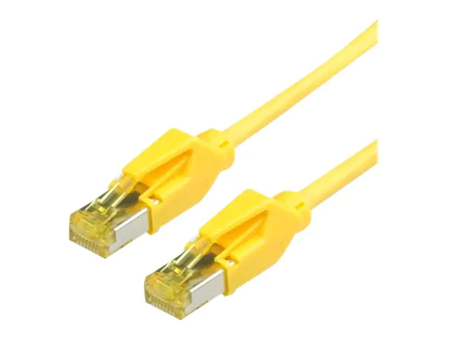 DRAKA UC900 - Patch-Kabel - RJ-45 (M) bis RJ-45 (M) - 3 m - SFTP, PiMF - CAT 6a - halogenfrei - Gelb