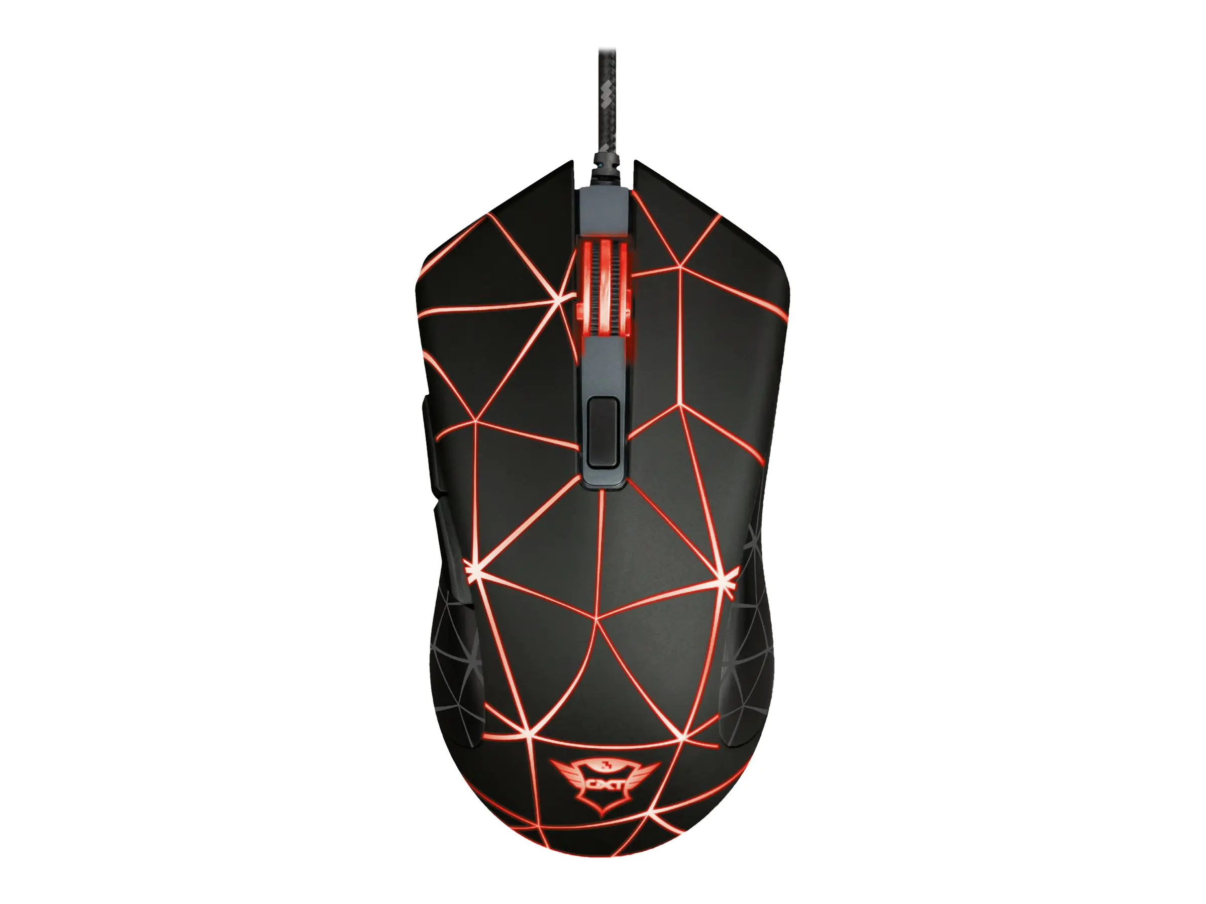 Trust GXT 133 Locx - Maus - Für Rechtshänder - optisch - 6 Tasten - kabelgebunden - USB