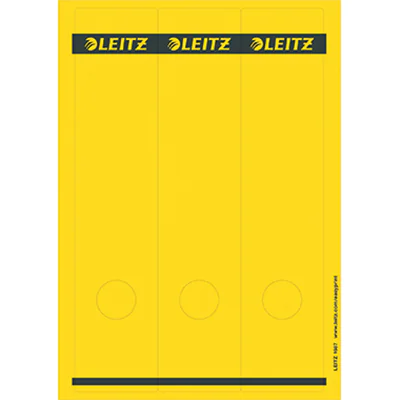 Leitz Ordneretikett 16870015 lang/breit Papier gelb 75 St./Pack. Leitz Ordneretikett 16870015 lang/breit Papier gelb 75 St./Pack.