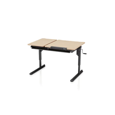 KETTLER Schreibtisch Maße: 1.095 x 535-820 x 715 mm (B x H x T) Spanplatte, melaminharzbeschichtet buche