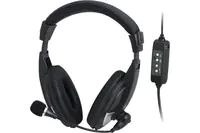Dacomex 059821 - Kopfhörer - Kopfband - Büro/Callcenter - Schwarz - Binaural - Knopf