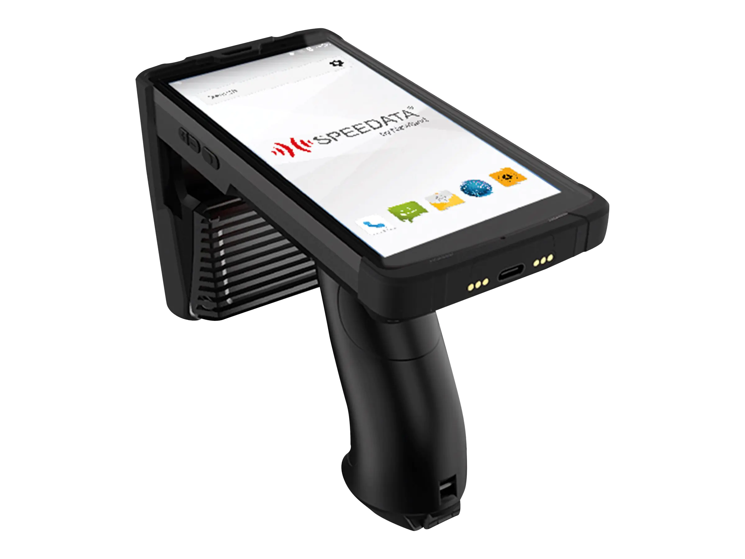 Newland Speedata SD60RT Hercules - Datenerfassungsterminal - Android 8.1 (Oreo) - 64 GB - 15.2 cm (6") Farbe IPS (2160 x 1080) - Kamera auf Rück- und Vorderseite - Barcodeleser - (2D-Imager/RFID) - microSD-Steckplatz - Wi-Fi, NFC, Bluetooth - 3G, 4G