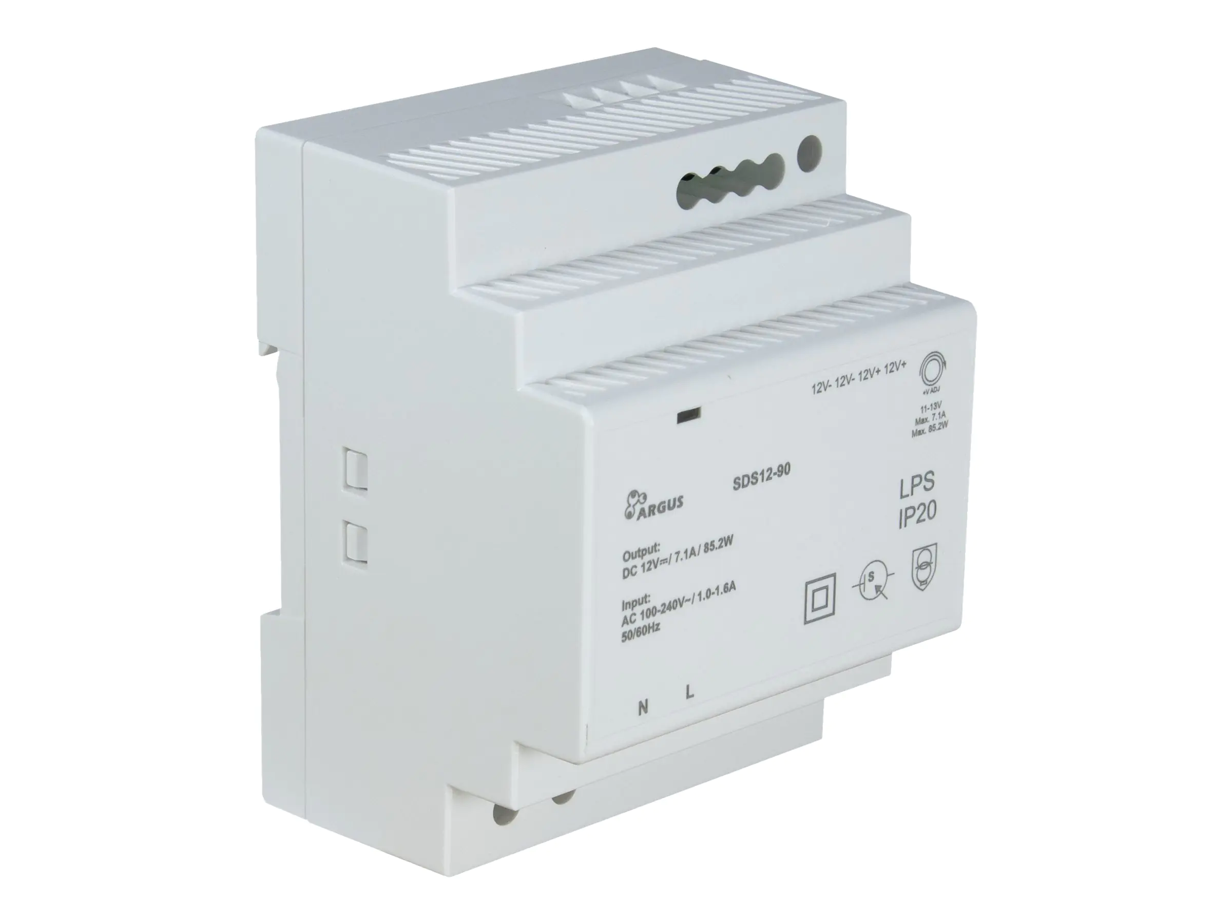 Argus SDS12-90 - Netzteil - Wechselstrom 100-240 V - 90 Watt