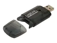 LogiLink Cardreader USB 2.0 Stick for SD/MMC - Kartenleser - 8-in-1 (MMC, SD, RS-MMC, MMCmobile, SDHC) - USB 2.0