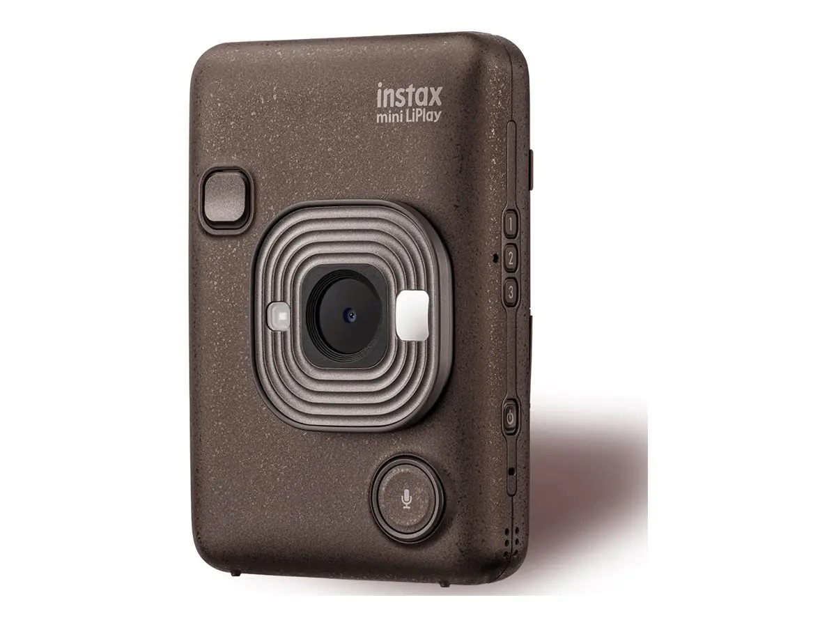 Fuji Instax Mini LiPlay - Digitalkamera - Kompaktkamera mit Fotosofortdrucker - Bluetooth - tiefes Bronze
