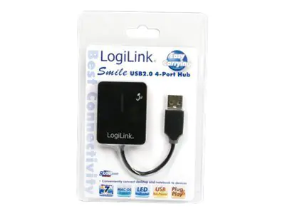 LogiLink Smile USB2.0 4-Port Hub - Hub - 4 x UA0139