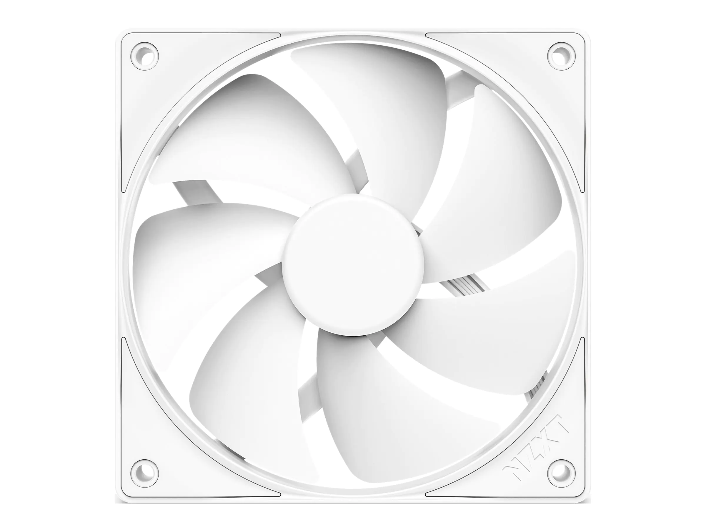 NZXT F Series F120P - Gehäuselüfter - 120 mm - Mattes Weiß