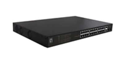 LevelOne Switch 28x FE FGP-2831 2xGE 2xGSFP 390W 802.3xPoE