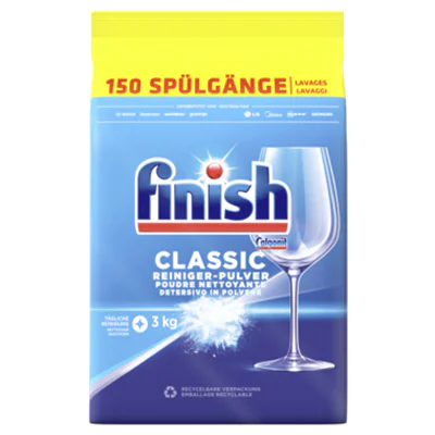 FINISH Spülmaschinenpulver Classic 3 kg/Pack. FINISH Spülmaschinenpulver Classic 3 kg/Pack.
