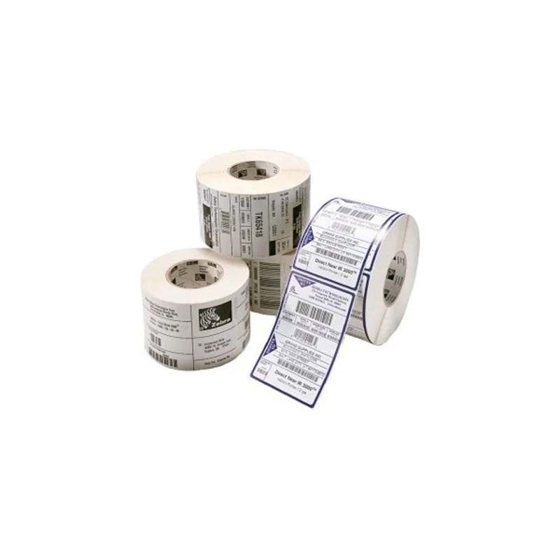 Zebra Etiketten weiß 102 x 152 mm 3007096-T Papier permanenter Klebstoff 4 Rollen je. 950 Etiketten