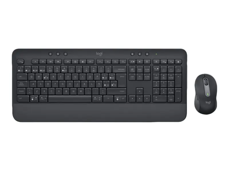 Logitech Signature MK650 Combo for Business - Tastatur-und-Maus-Set - kabellos - Bluetooth LE - QWERTY - Spanisch - Graphite