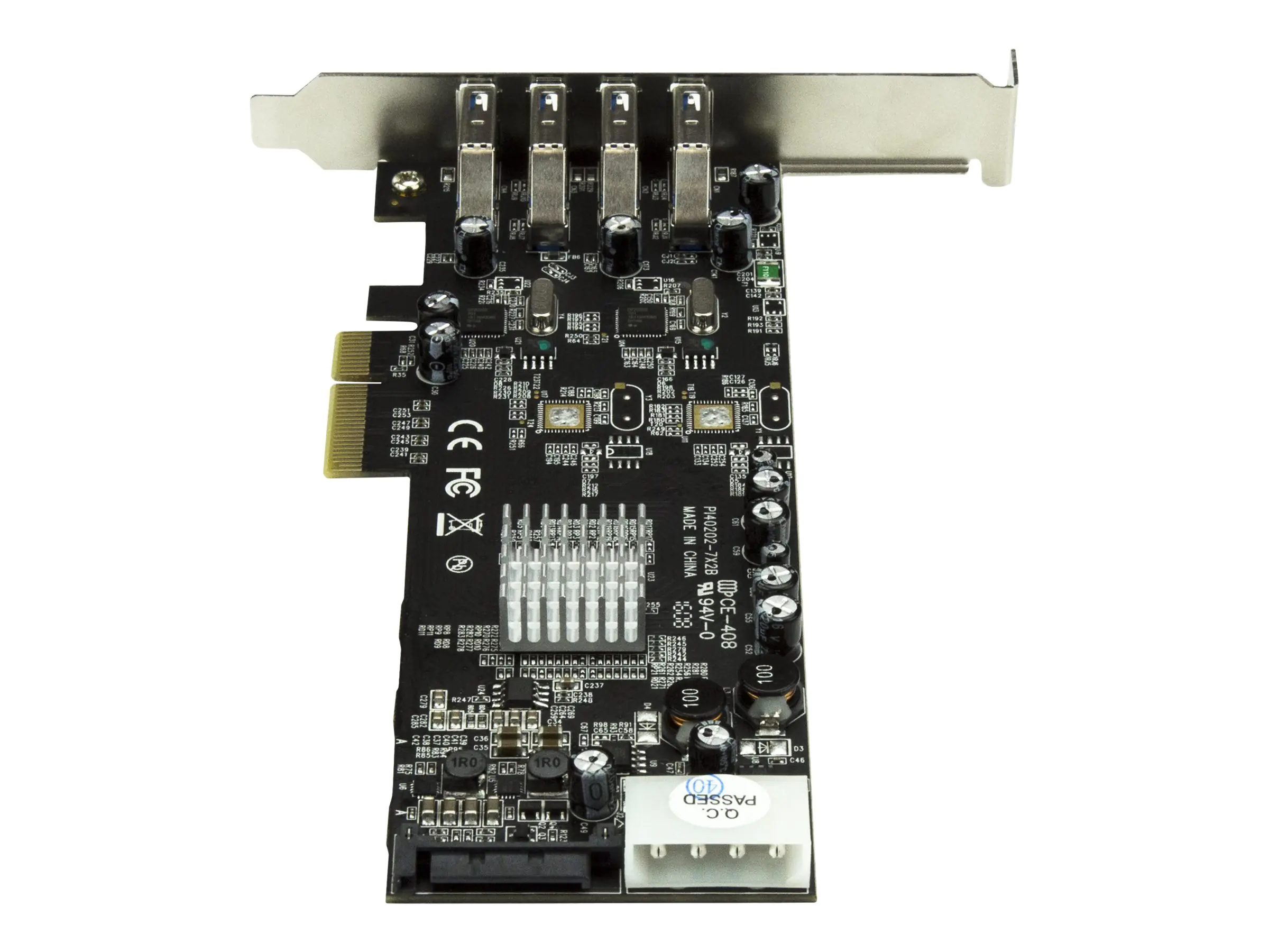 StarTech 4-Port USB 3.0 PCI Express Card Adapter - PCIe SuperSpeed USB 3.0 Expansion Card w/ 2 Dedicated 5Gbps Channels (PEXUSB3S42V) - USB-Adapter - PCIe x4 - USB 3.0 x 4 - für P/N: BNDTB10GI, BNDTB210GSFP, BNDTB310GNDP, BNDTB410GSFP, BNDTB4M2E1, BNDTBUS