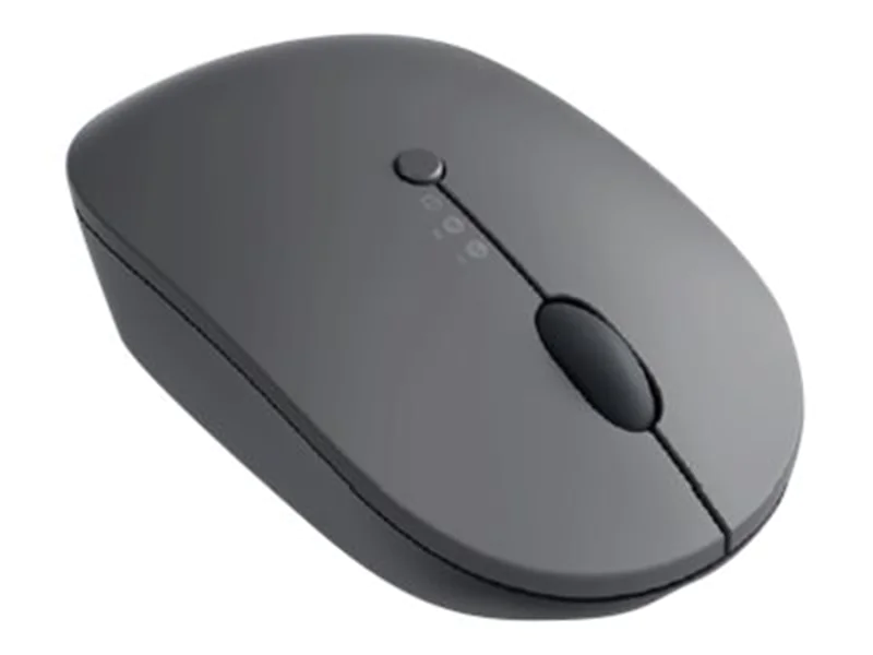Lenovo Go Multi-device - Maus - optisch blau - 3 Tasten - kabellos - 2.4 GHz, Bluetooth 5.0 - USB-C Wireless-Empfänger - Thunder Black
