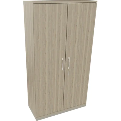 Flügeltürenschrank 5OH B1000xT442xH1869 si/Eiche Nat Flügeltürenschrank 5OH B1000xT442xH1869 si/Eiche Nat