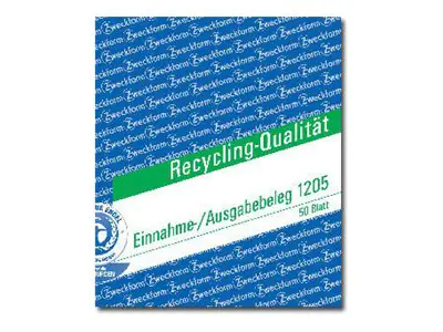 Avery Zweckform Einnahmen-/Ausgabenbeleg - 50 Blatt - A6 (105 x 148 mm) 1205