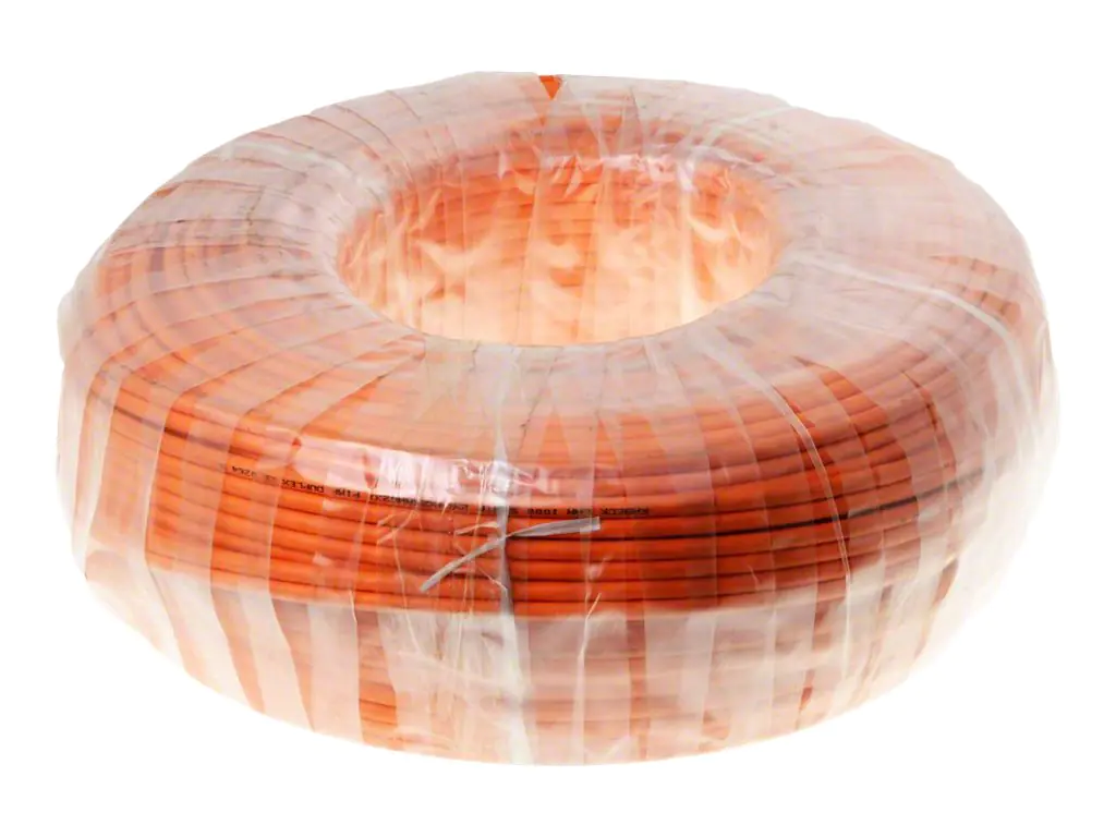 Helos - Bulkkabel - 100 m - SSTP, PiMF - CAT 7+ - halogenfrei - orange