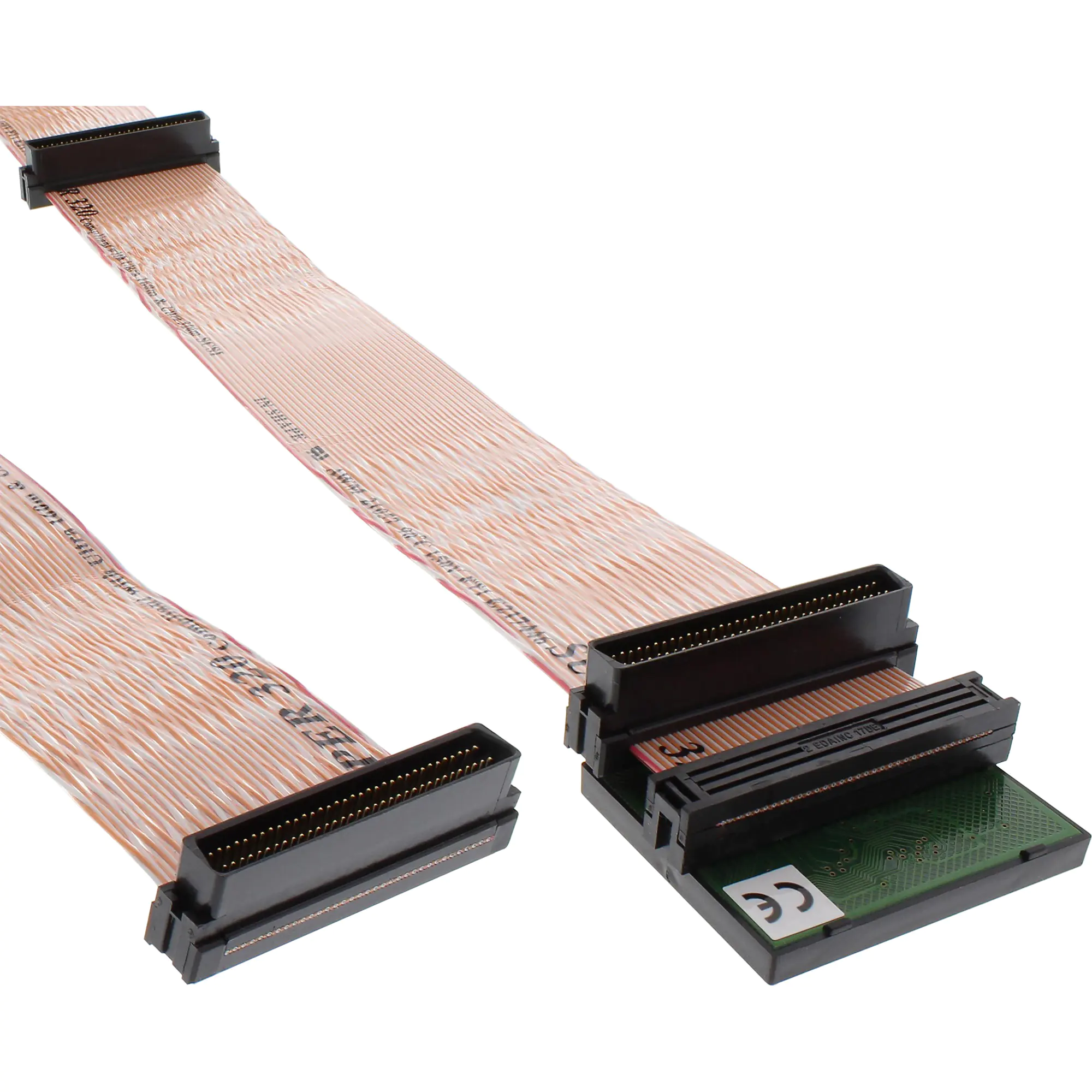InLine - Internes SCSI-Kabel mit Abschlusswiderstand - Ultra160/320 - LVD, LVD/SE - IDC, 68-polig (M) zu IDC, 68-polig (M) - 75 cm