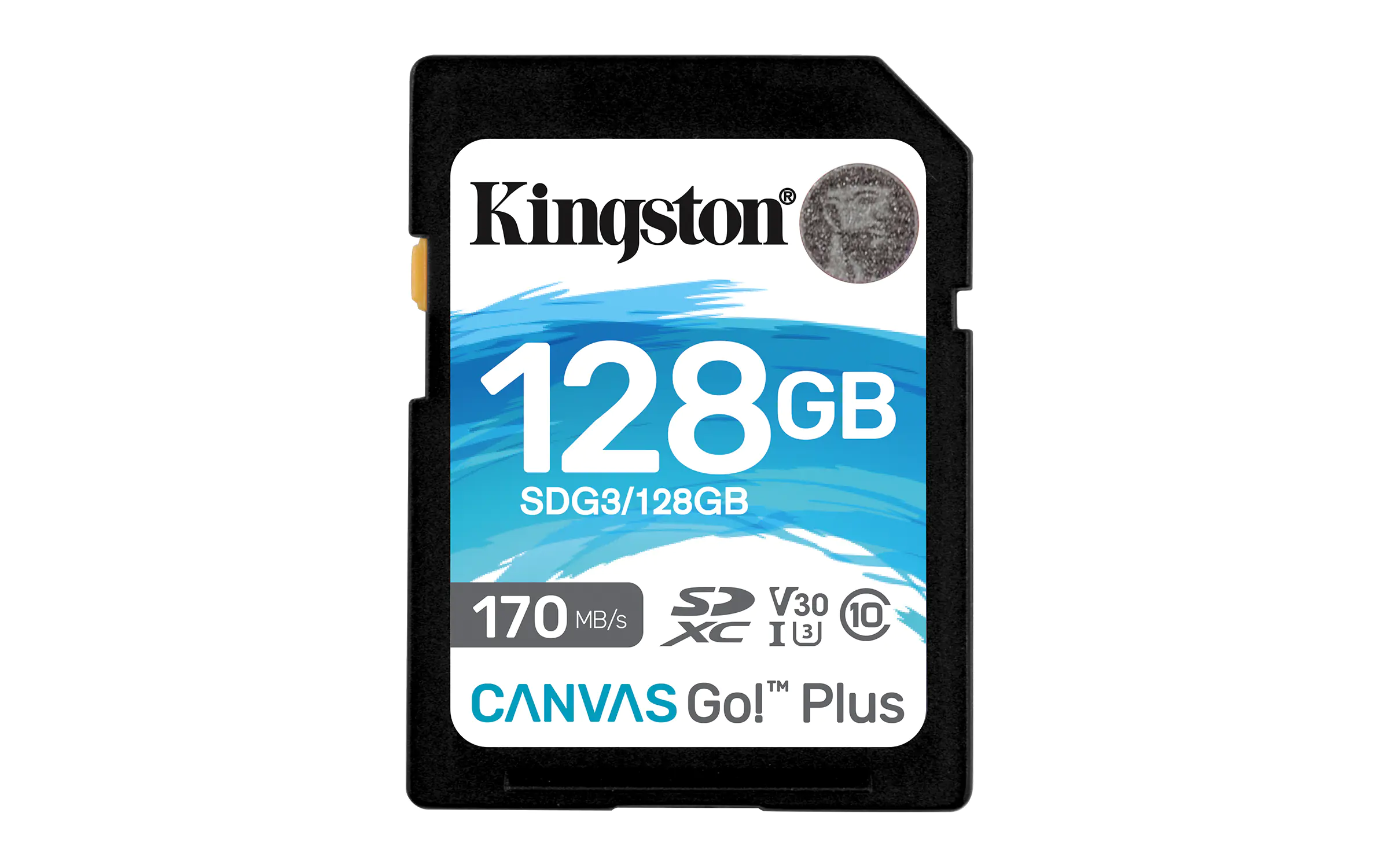 Kingston Canvas Go! Plus - Flash-Speicherkarte - 128 GB - Video Class V30 / UHS-I U3 / Class10 - SDXC UHS-I