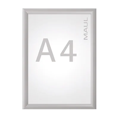 MAUL Bilderwechselrahmen MAULstandard 24 x 33 x 1,2 cm (B x H x T) DIN A4 19 x 28 cm (B x H) Aluminium, eloxiert alu MAUL Bilderwechselrahmen MAULstandard 24 x 33 x 1,2 cm (B x H x T) DIN A4 19 x 28 cm (B x H) Aluminium, eloxiert alu