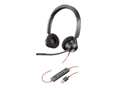 Poly Blackwire 3320 - 3300 Series - Headset - On-Ear - kabelgebunden - USB