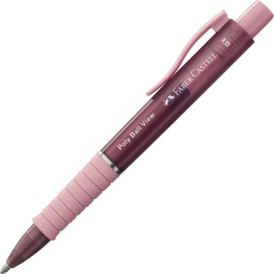 Faber-Castell Kugelschreiber Poly Ball VIEW 145753 rose shadow Faber-Castell Kugelschreiber Poly Ball VIEW 145753 rose shadow