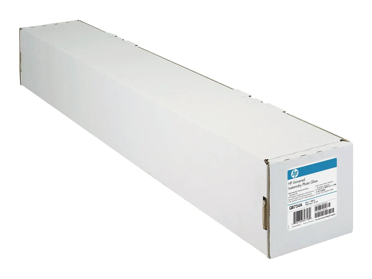 HP LFP-Papier Q6574A 24" (610 mm) 30,5 m 190 g/m² für Tintenstrahldrucker glänzend 1 Rolle