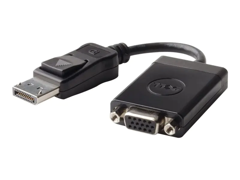Dell Display Port to VGA Adapter - Videokonverter - DisplayPort - VGA - für Dell T1650; OptiPlex 30XX, 3240; Precision Mobile Workstation 7510, 7710