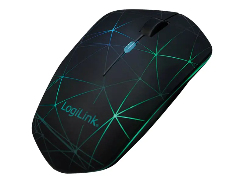 LogiLink - Maus - optisch - 3 Tasten - kabellos - Bluetooth 3.0 - kabelloser Empfänger (USB)