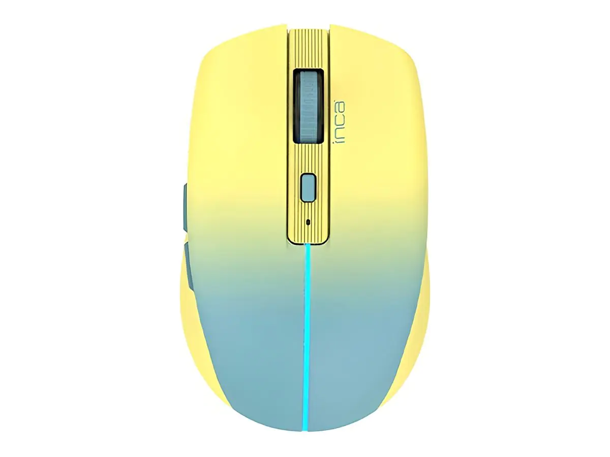 INCA Maus IWM-511RS Blt+Wrls RGB Color-Basisfarbe Gelb