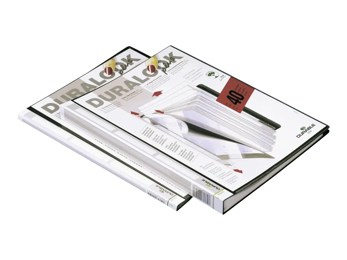 Durable DURALOOK PLUS - Sichtbuch - 40 Fächer - Rückenbreite: 25 mm - für A4 (210 x 297 mm) 243401