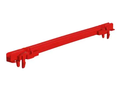 Schroff - Führungsschiene - Rot - 22 cm (Packung mit 10)