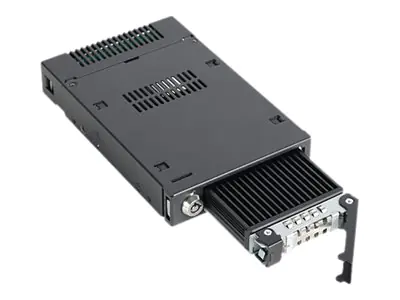 Icy Dock ToughArmor MB601M2K-1B - Mobiles Speicher-Rack mit Kühlkörper - M.2 - M.2 NVMe Card - U.2 - Schwarz