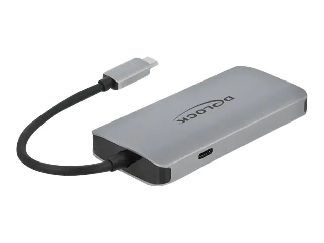 DeLOCK USB 3.2 Gen 1 Hub with 4 Ports and Gigabit LAN and PD - Hub - 4 x USB 3.2 Gen 1 + 1 x 10/100/1000 - Desktop