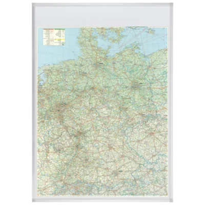 Franken Moderationskarte KA301P 100x140cm Straßenkarte Deutschland Franken Moderationskarte KA301P 100x140cm Straßenkarte Deutschland