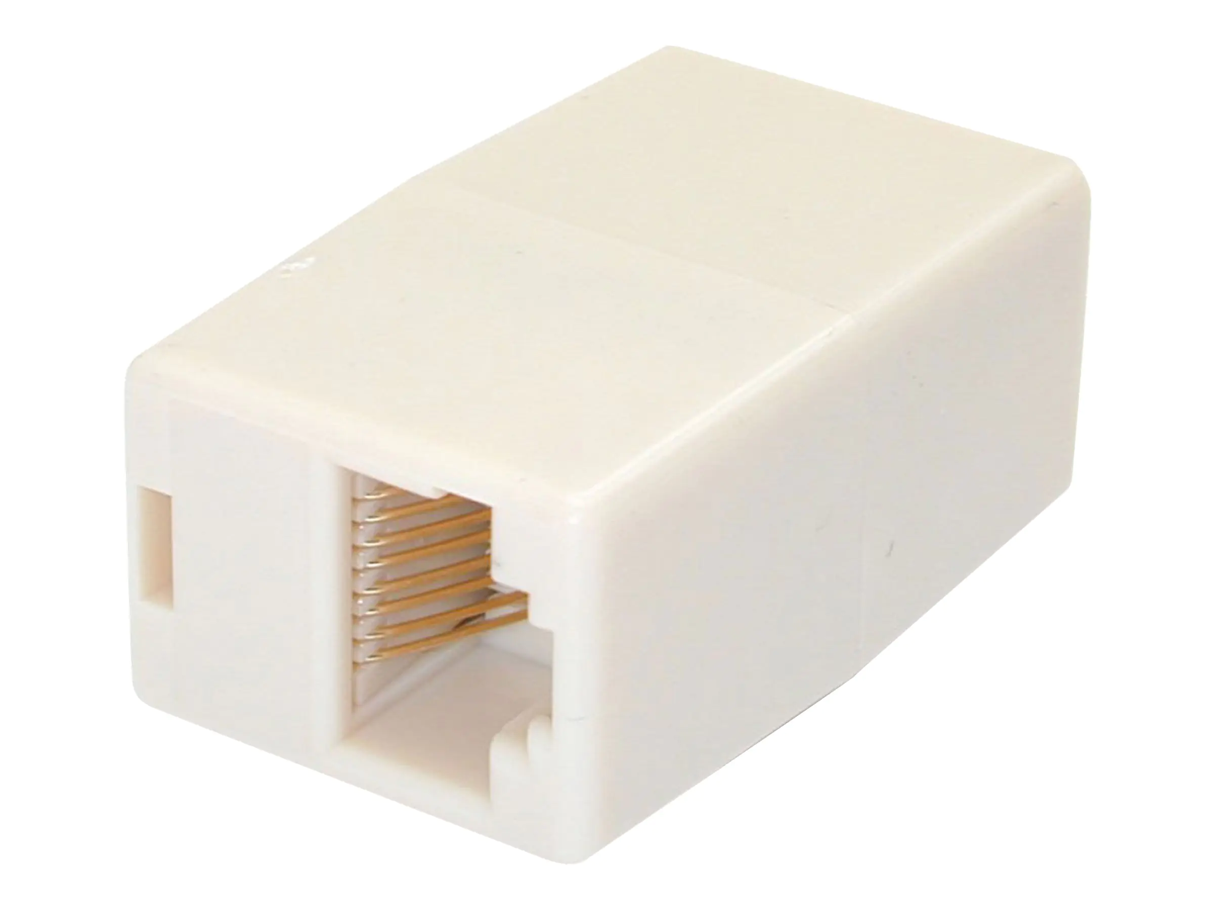 StarTech Cat 5e Netzwerk Kupplung - RJ45 Doppelkupplung - 1 x RJ-45 (Buchse) auf 1 x RJ-45 (Buchse) Modular Koppler - 10er Pack - Netzwerkkoppler - RJ-45 (W) zu RJ-45 (W) - CAT 5e - beige (Packung mit 10)