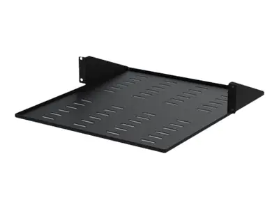 StarTech 2U Vented 19" 2-Post Network Rack Cabinet Shelf, 20in Deep Center Mount Cantilever Tray Rackmount Shelf for AV/Data Equipment Enclosure with Cage Nuts & Screws 75lb Capacity - 2U Fixed Rack Shelf (CABSHF2POSTV2) - Rack - Regal - Schwarz - 2U - 48