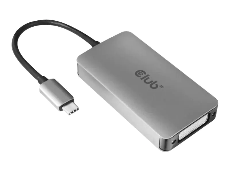 Club 3D - Videoadapter - 24 pin USB-C männlich zu DVI-I weiblich - 4K Unterstützung Club 3D - Videoadapter - 24 pin USB-C männlich zu DVI-I weiblich - 4K Unterstützung