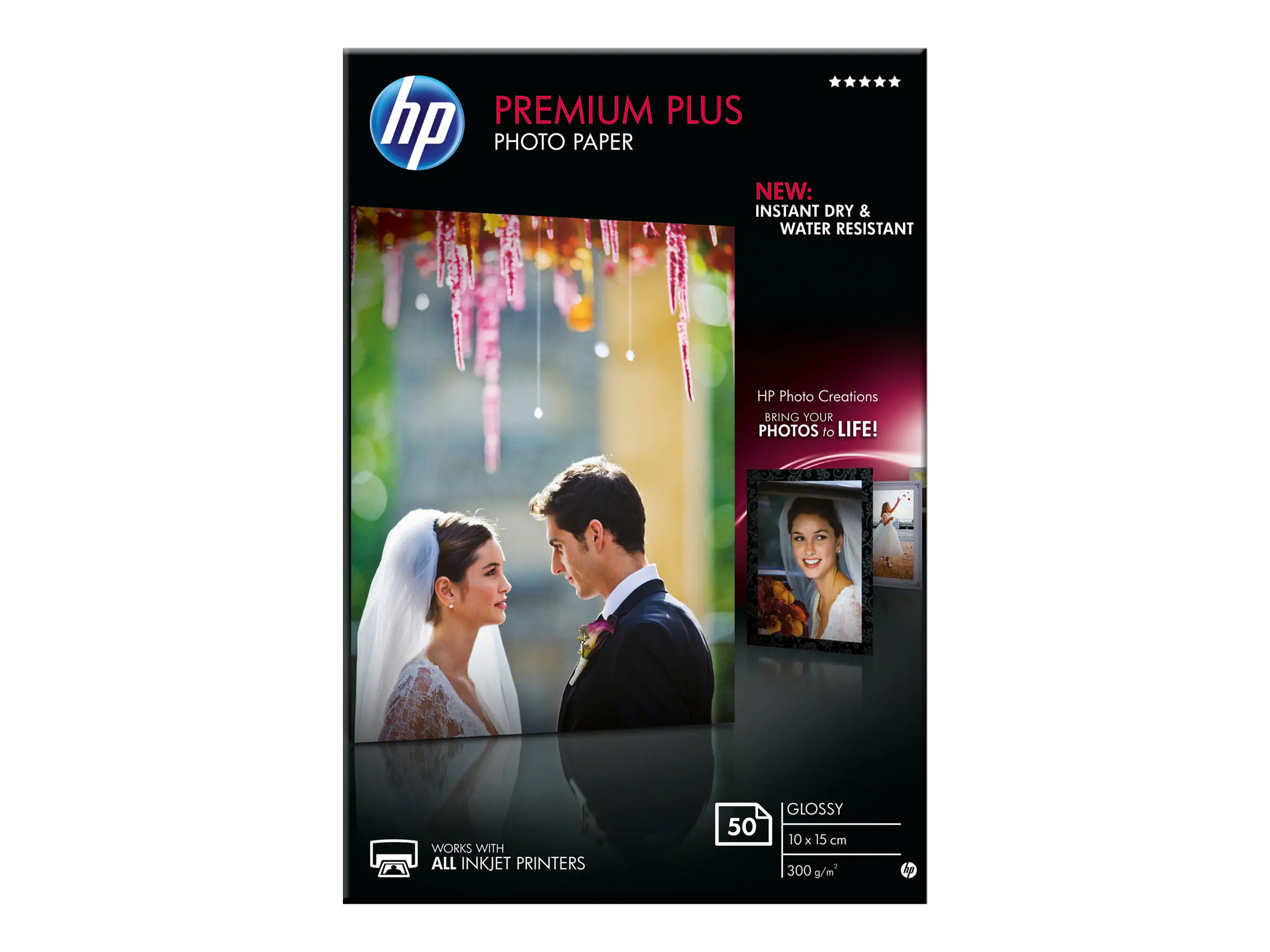 HP Premium Plus Photo Paper - Glänzend - 100 x 150 mm