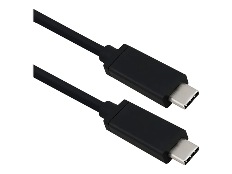 VALUE - USB-Kabel - 24 pin USB-C (M) zu 24 pin USB-C (M) - USB4 / Thunderbolt 3 / DisplayPort - 20 V - 5 A - 50 cm - USB-Stromversorgung (100 W) - Schwarz